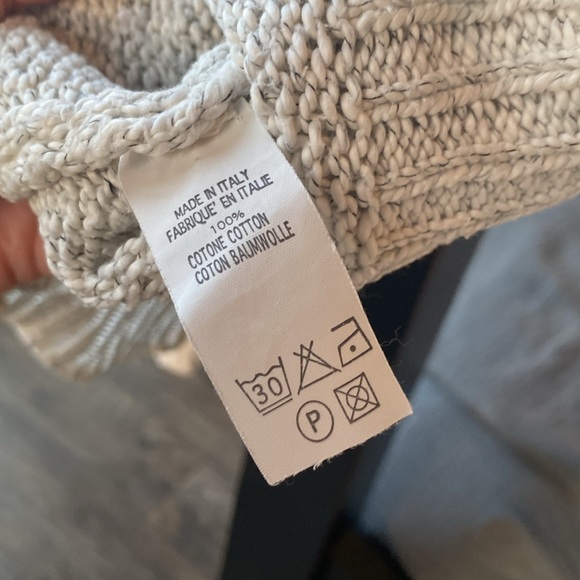 Ultra soft knit crop. 100% cotton made in Italy. - Picture 3 of 4